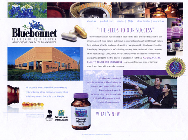 Bluebonnet Nutrition Website
